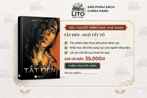 Sách Tắt đèn Ngô Tất Tố - Lito Books Store
